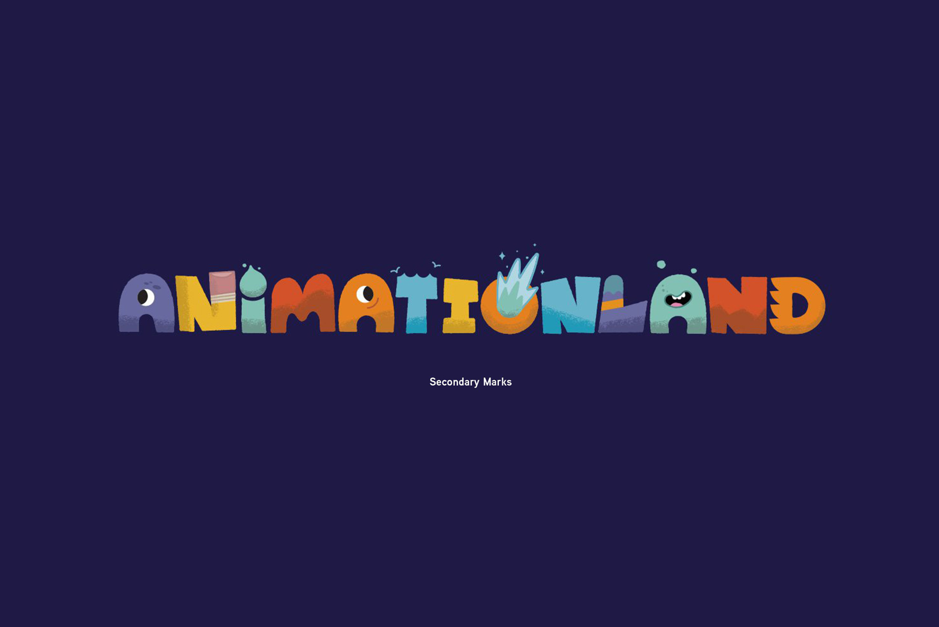 animationland secondary wordmark