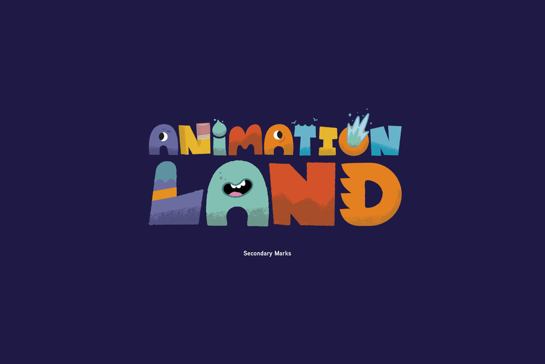 animationland secondary wordmark