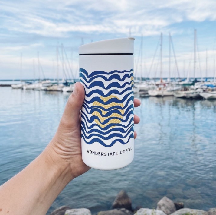 Wonderstate Coffee merch tumbler