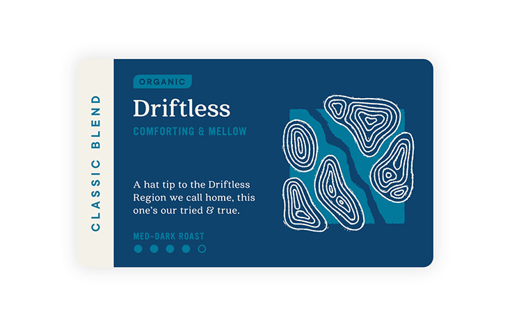 Wonderstate Coffee seasonal label 