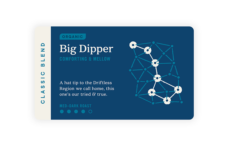 Wonderstate Coffee seasonal label 