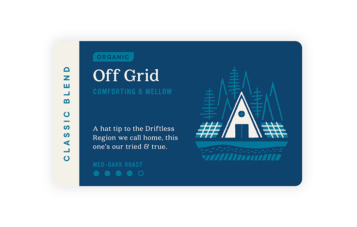 Wonderstate Coffee seasonal label 