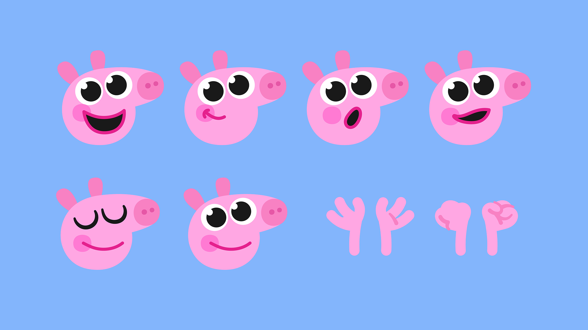 nick Jr. peppa pig illustration