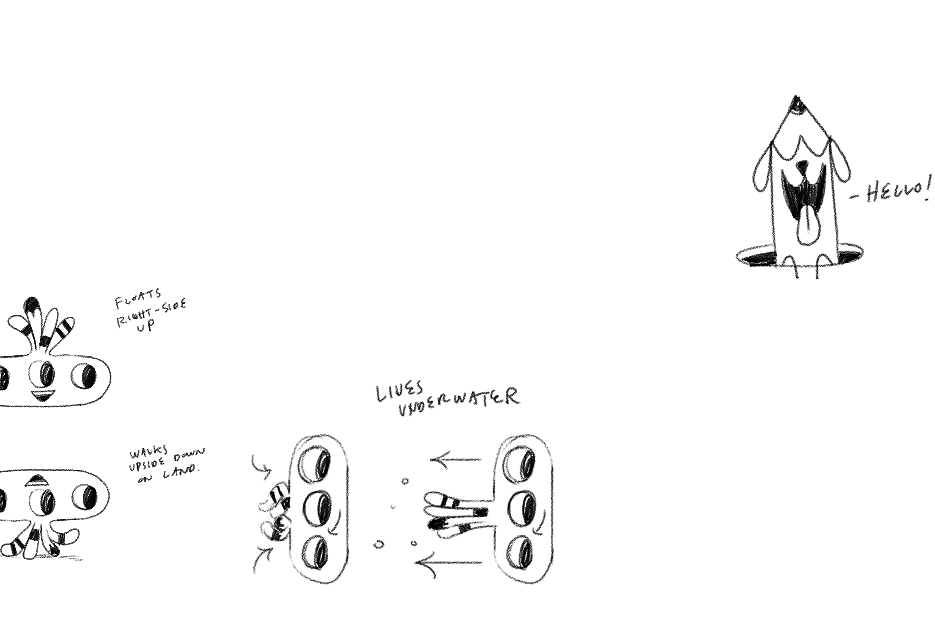 animationland character sketches