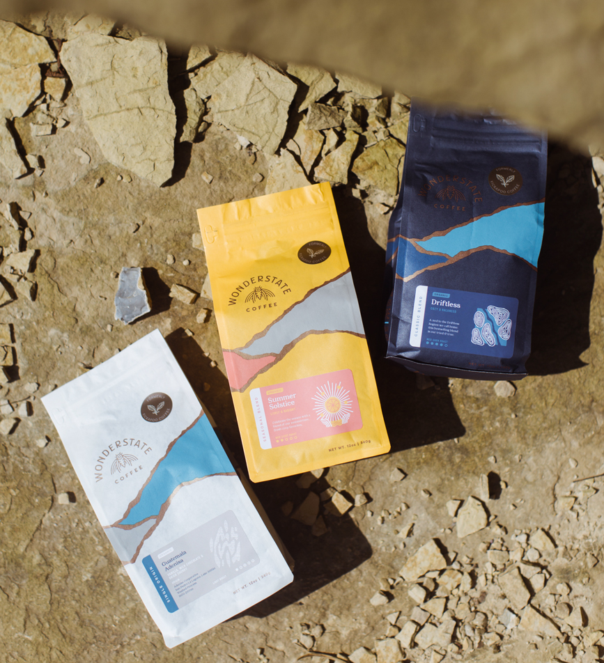 wonderstate coffee three bags