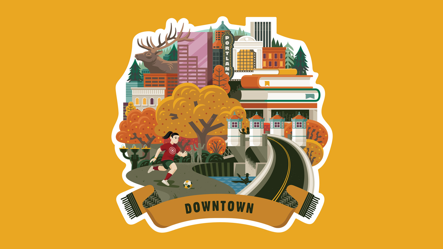 timbers mural downtown