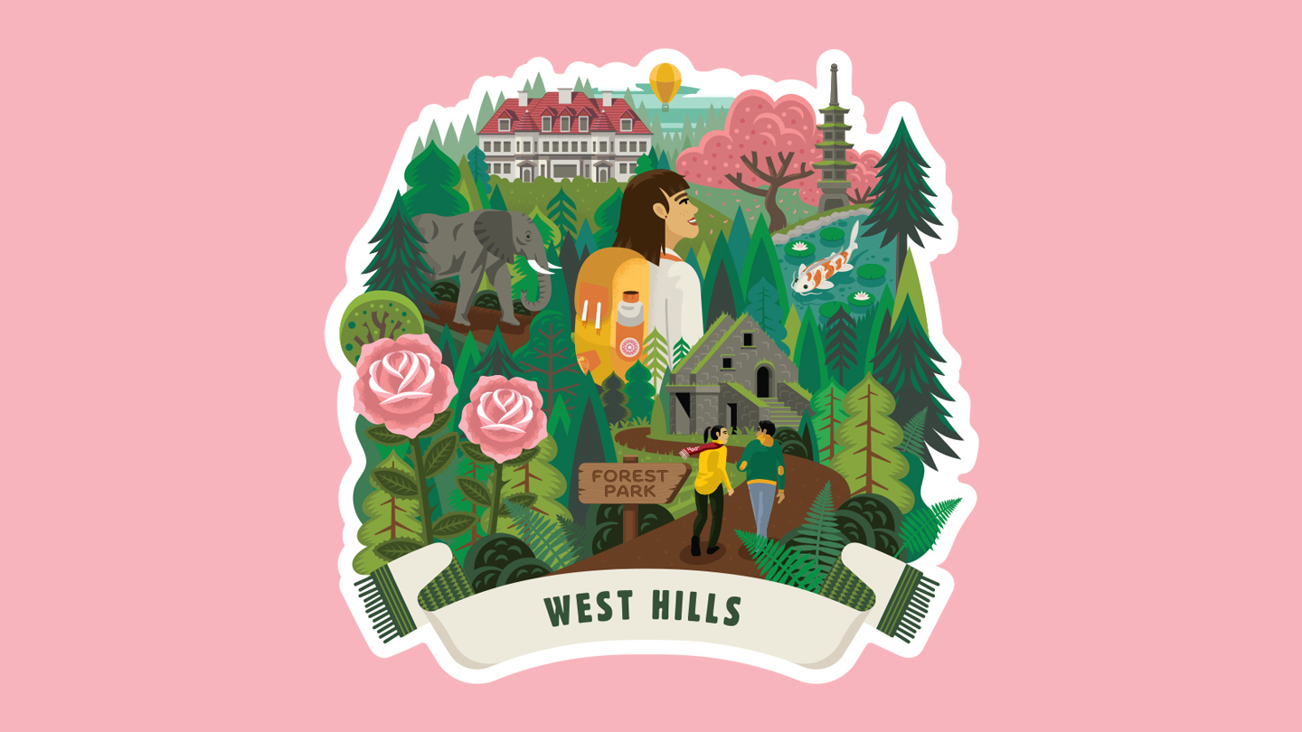 timbers mural west hills