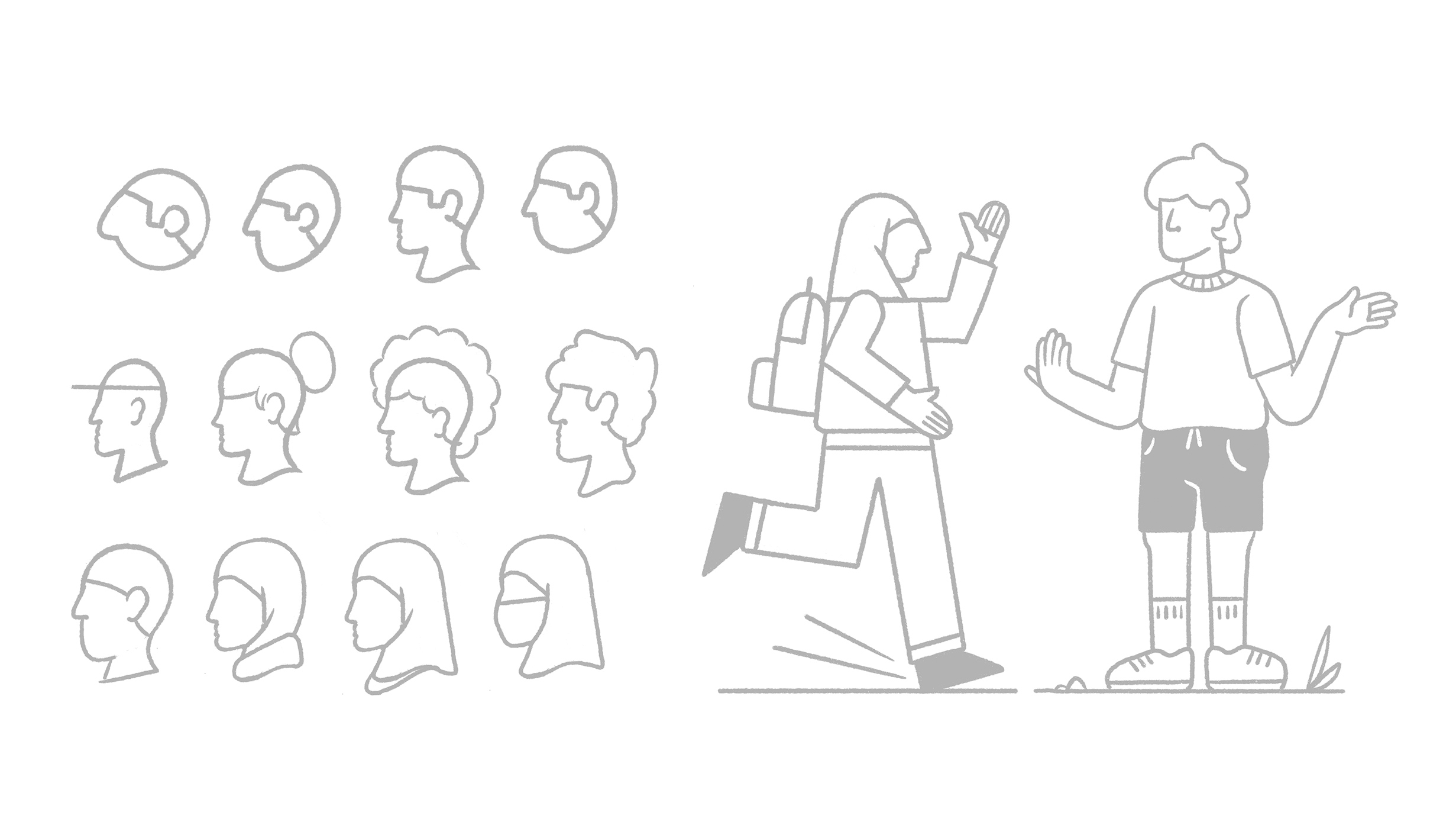 Mercy Corps sketches