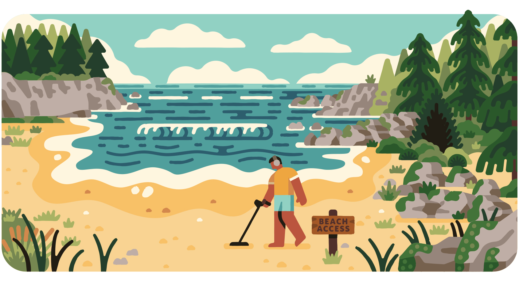 OPRD coast scene illustration